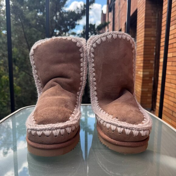 New MOU Creston Eskimo Slipper Boots in Tobacco Brown US 8 / EUR 38 - Picture 5 of 11